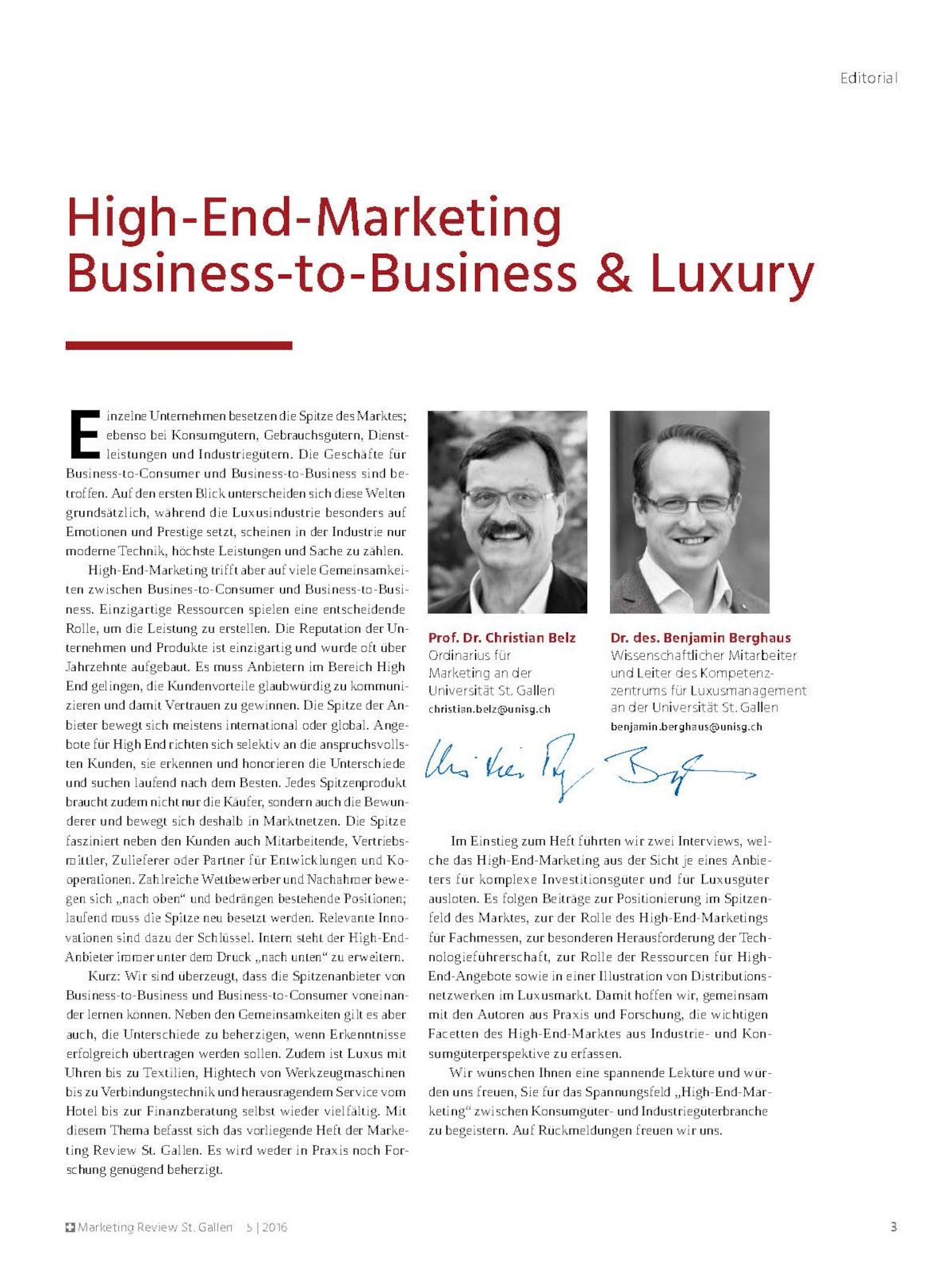 Marketing Review 5-2016 Editorial