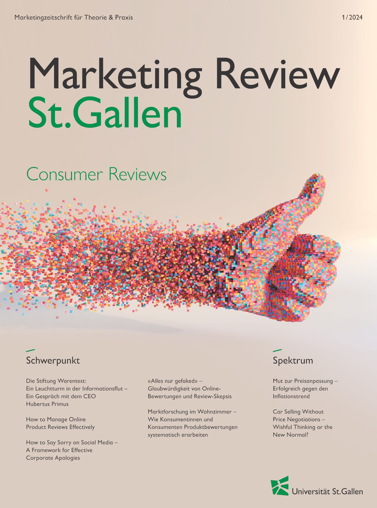 Marketing Review 1-2024 Cover